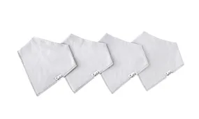 Bandana Bib Set, Grey Basics