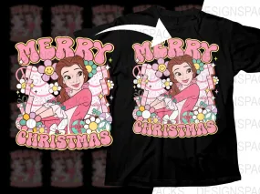 Belle Merry Christmas Png Digital Download