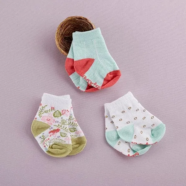 Bitsy Bluebird Plush Plus Bird with Socks for Baby