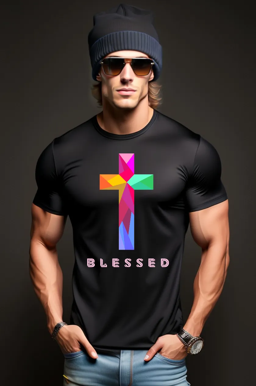 Blessed Colorful T-Shirts | Grooveman Music