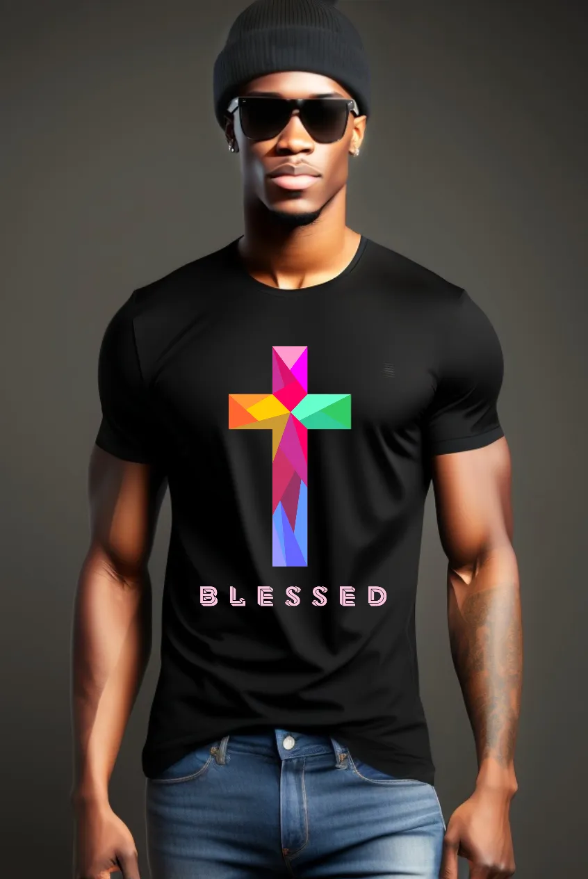Blessed Colorful T-Shirts | Grooveman Music
