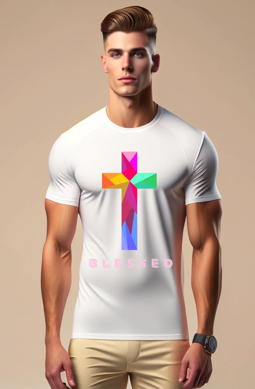 Blessed Colorful T-Shirts | Grooveman Music