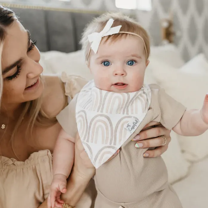Bliss Bandana Bibs - Copper Pearl
