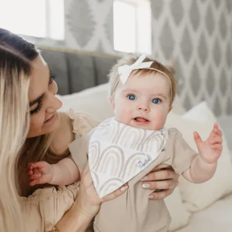 Bliss Bandana Bibs - Copper Pearl