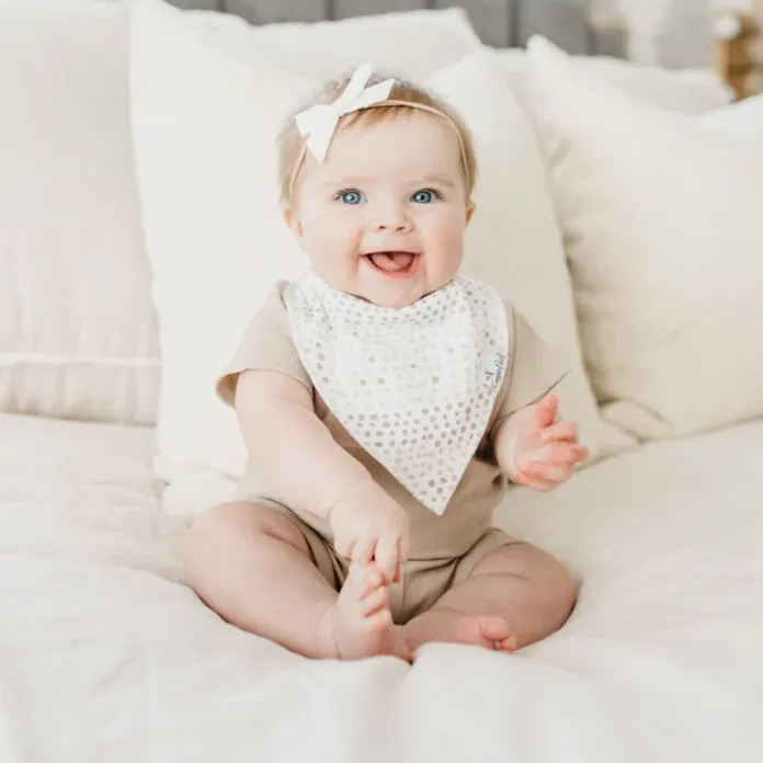Bliss Bandana Bibs - Copper Pearl