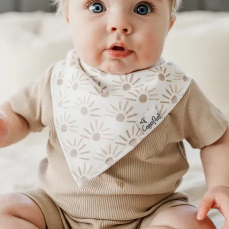 Bliss Bandana Bibs - Copper Pearl
