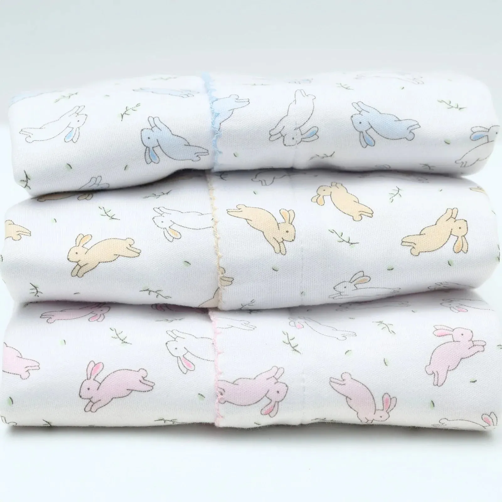 Bunny Hop Footie: Blue