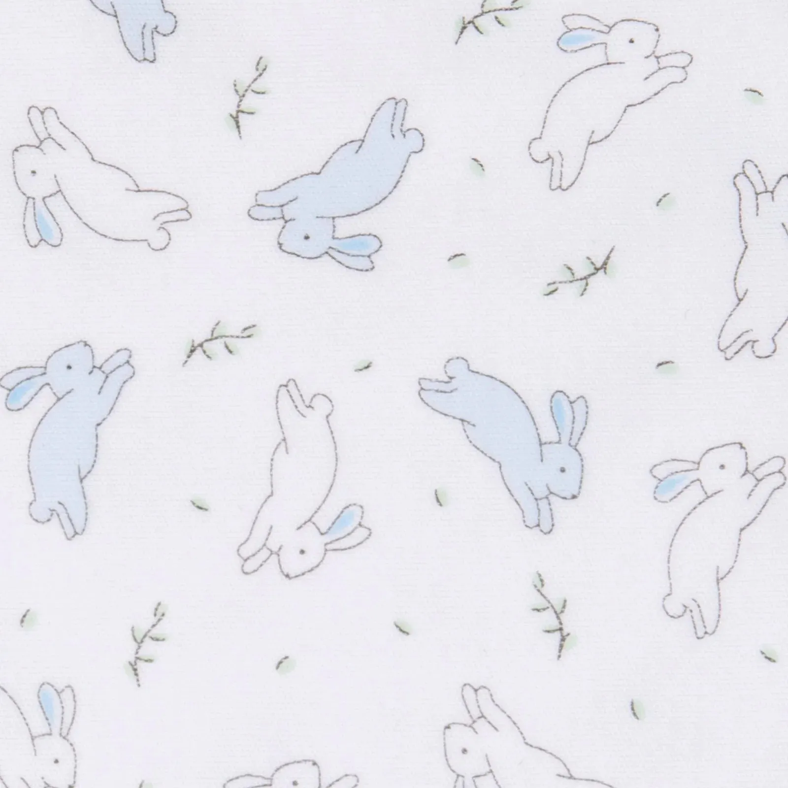 Bunny Hop Footie: Blue