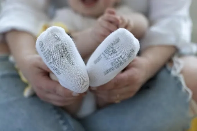Burt's Bees Baby Baby Socks, 6-Pack Ankle or Crew with Non-Slip Grips, Made with Organic Cotton, Pink Blossom Multi, 4-5T