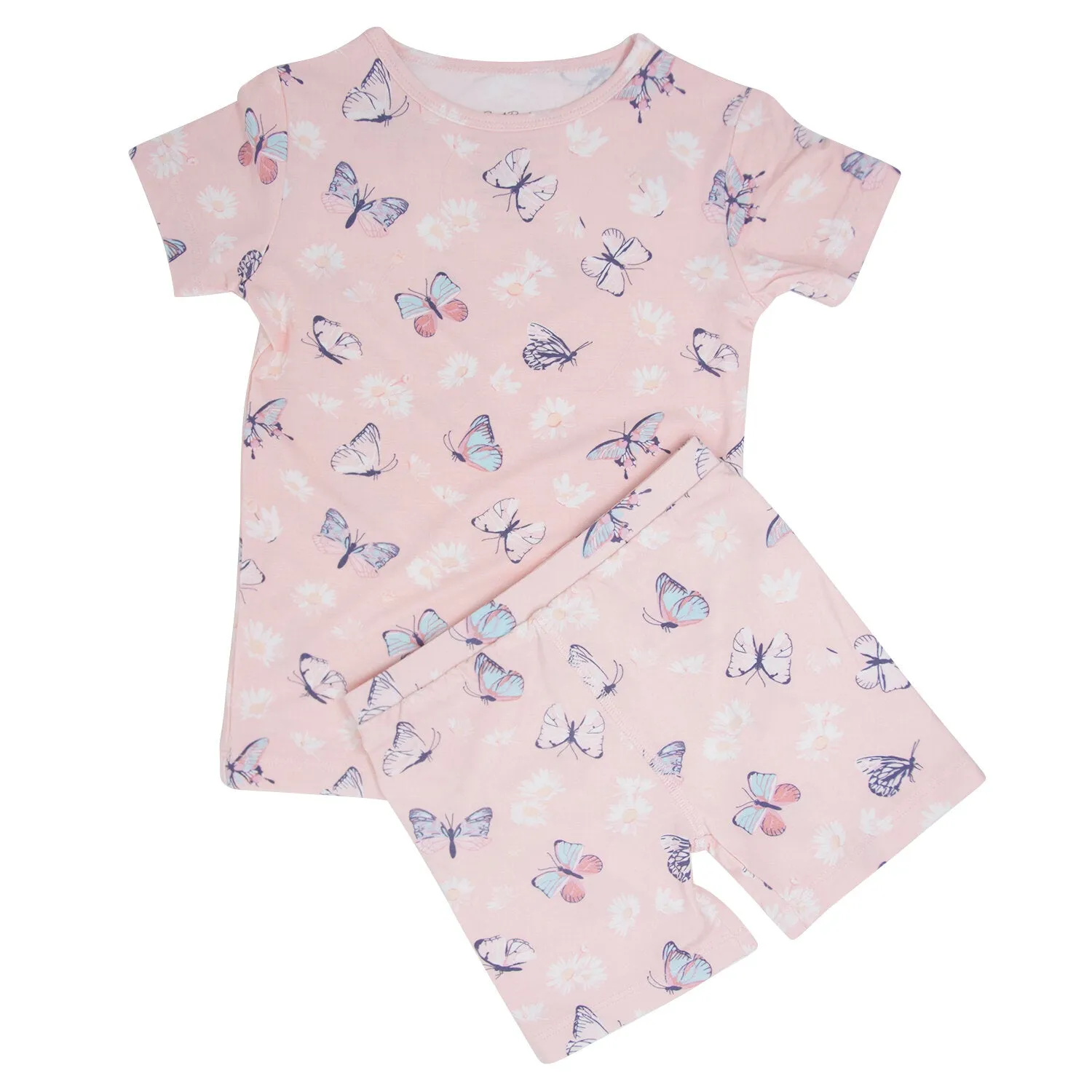 Butterfly Daisy Pink Summer Pajama - Select Size