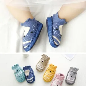 Cartoon Print Baby Floor Socks