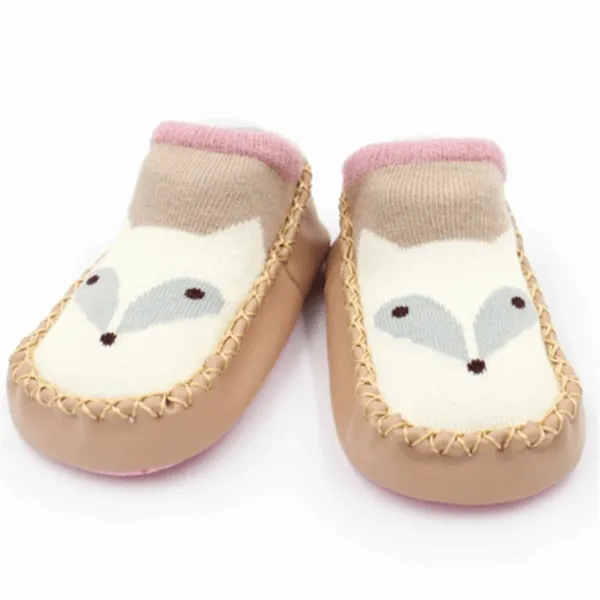 Cartoon Print Baby Floor Socks