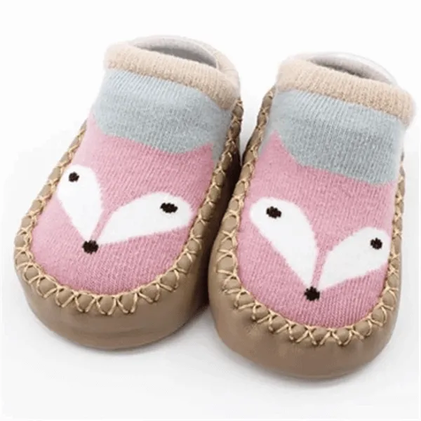 Cartoon Print Baby Floor Socks