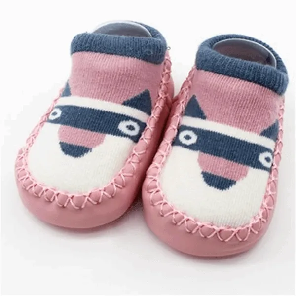 Cartoon Print Baby Floor Socks