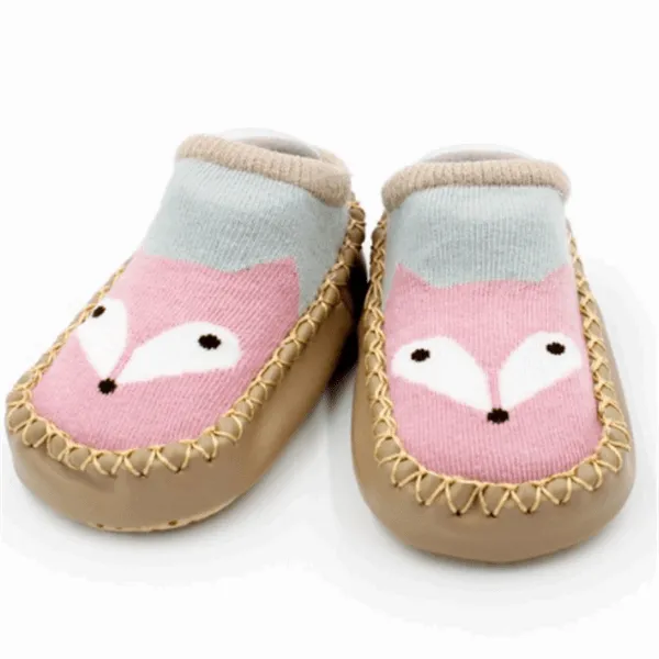 Cartoon Print Baby Floor Socks