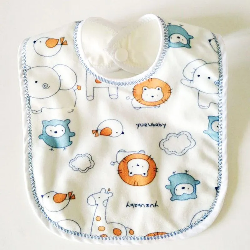 Cartoon Waterproof Baby Bibs 2pcs