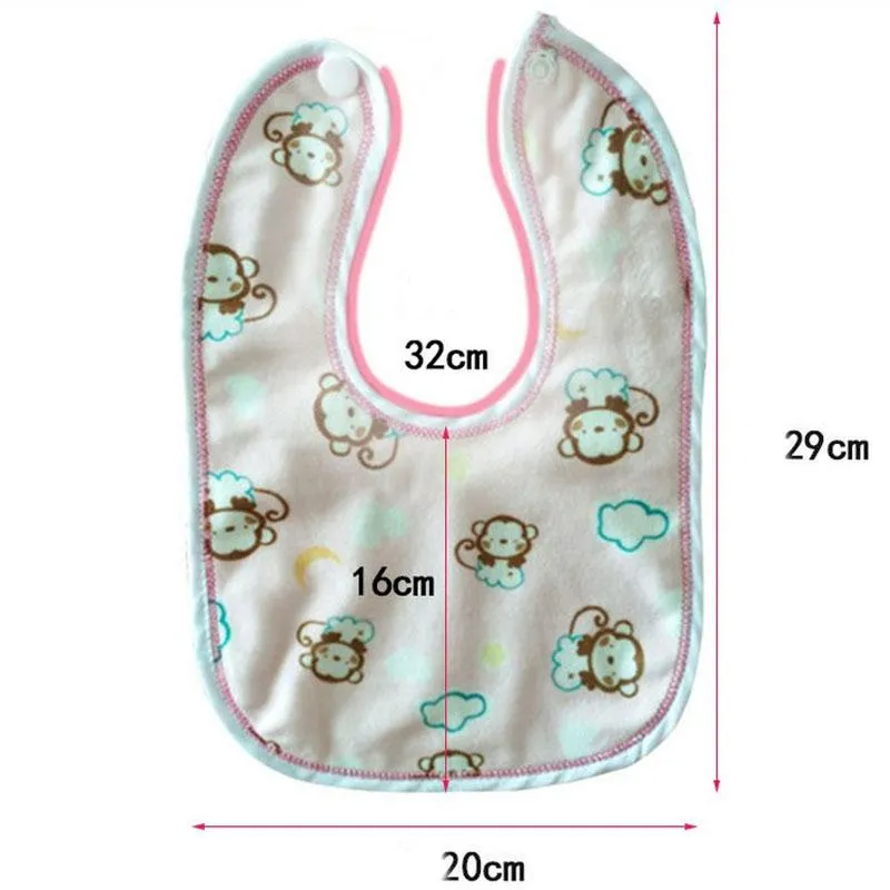 Cartoon Waterproof Baby Bibs 2pcs