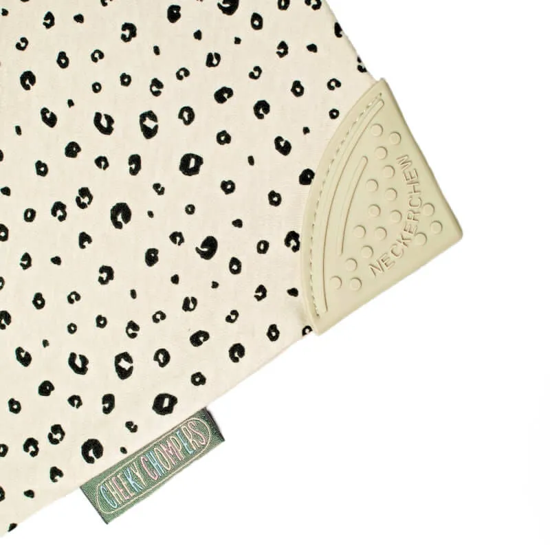 Cheeky Chompers Neckerchew Teething Dribble Bib - Leopard