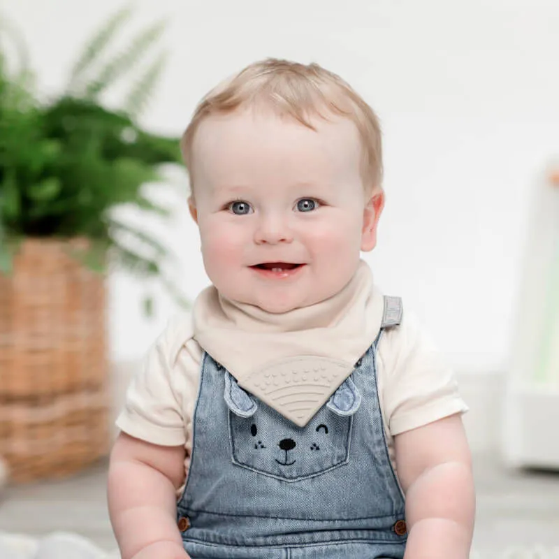 Cheeky Chompers Neckerchew Teething Dribble Bib - Leopard