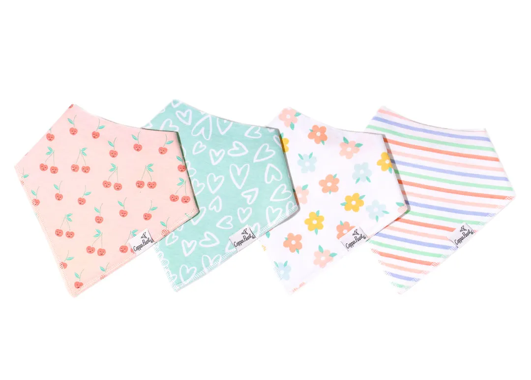 Cheery Baby Bandana Bibs
