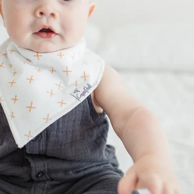 Chip Bandana Bib Set (4 pack) - Copper Pearl