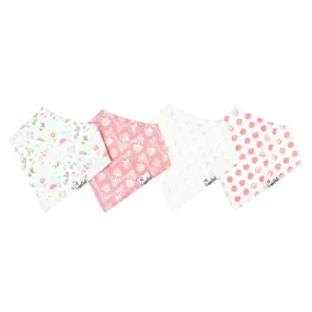 Claire Bandana Bib Set (4 pack) - Copper Pearl