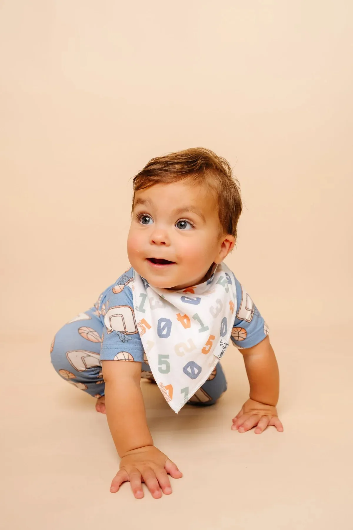 Copper Pearl Baby Bandana Bibs | Dunk