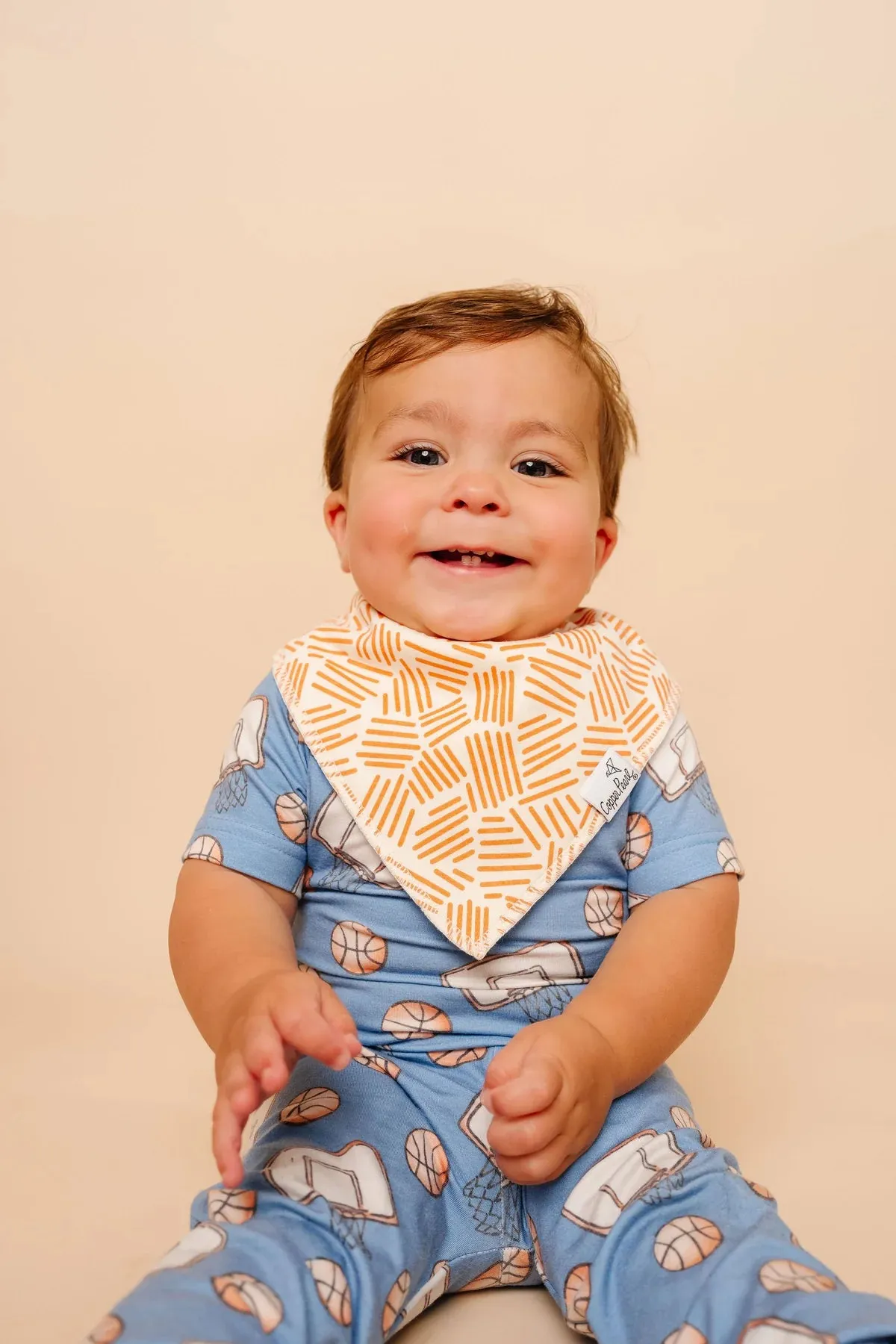 Copper Pearl Baby Bandana Bibs | Dunk