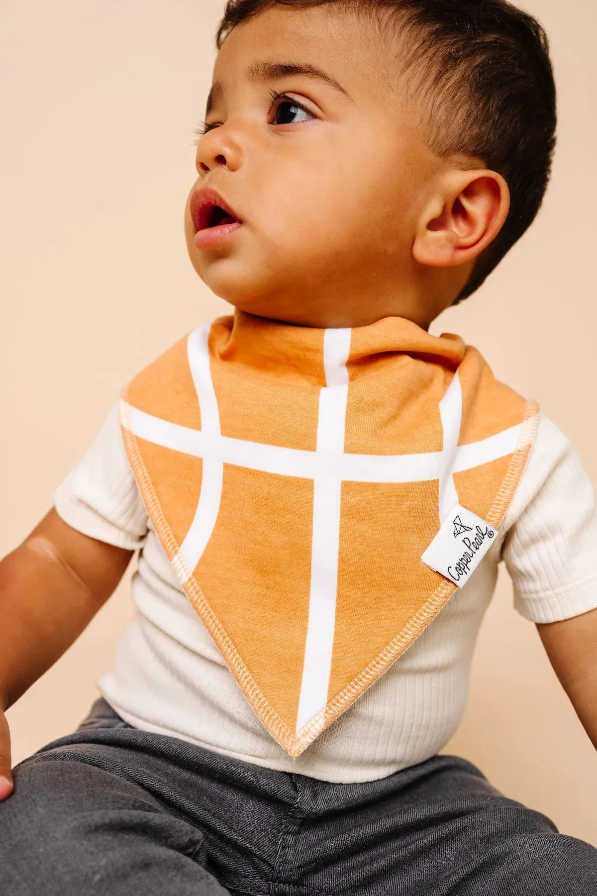 Copper Pearl Baby Bandana Bibs | Dunk