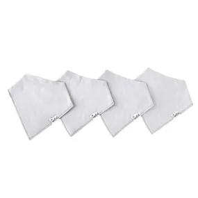 Copper Pearl Baby Bandana Bibs | Grey Basics
