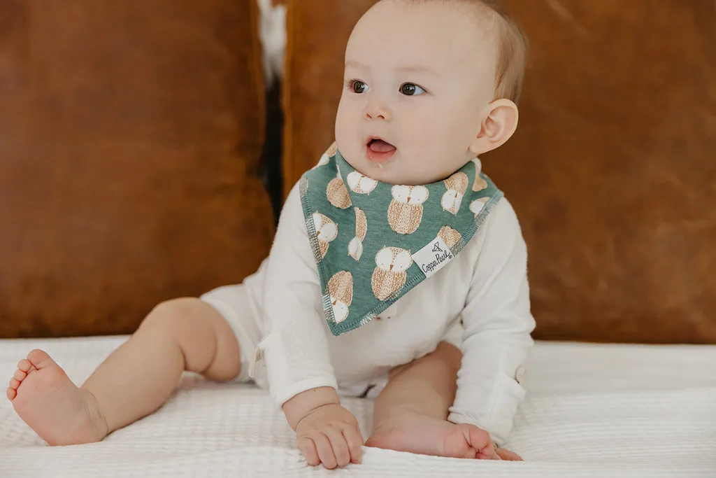 Copper Pearl Baby Bandana Bibs | Ivy
