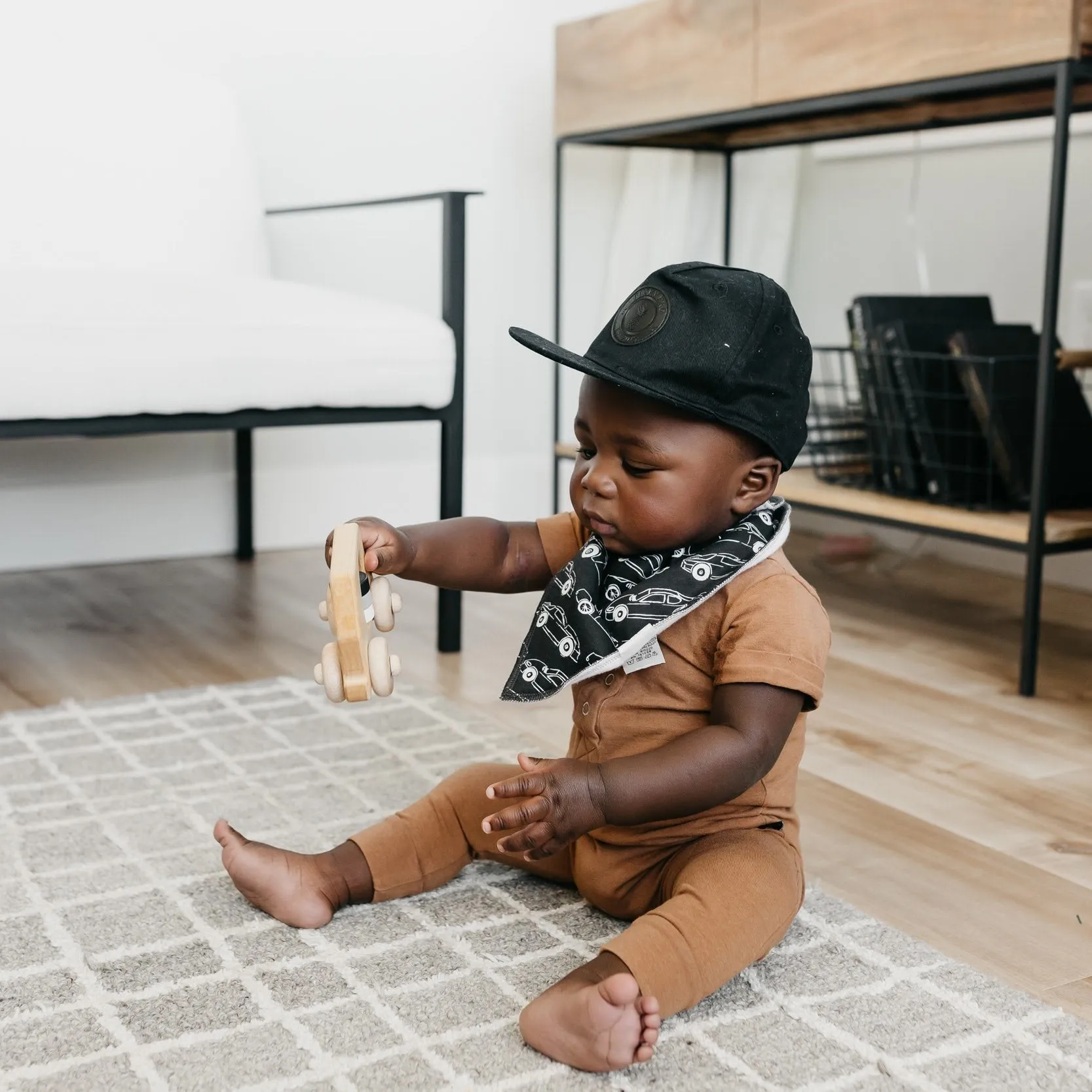 Copper Pearl Baby Bandana Bibs | Nash