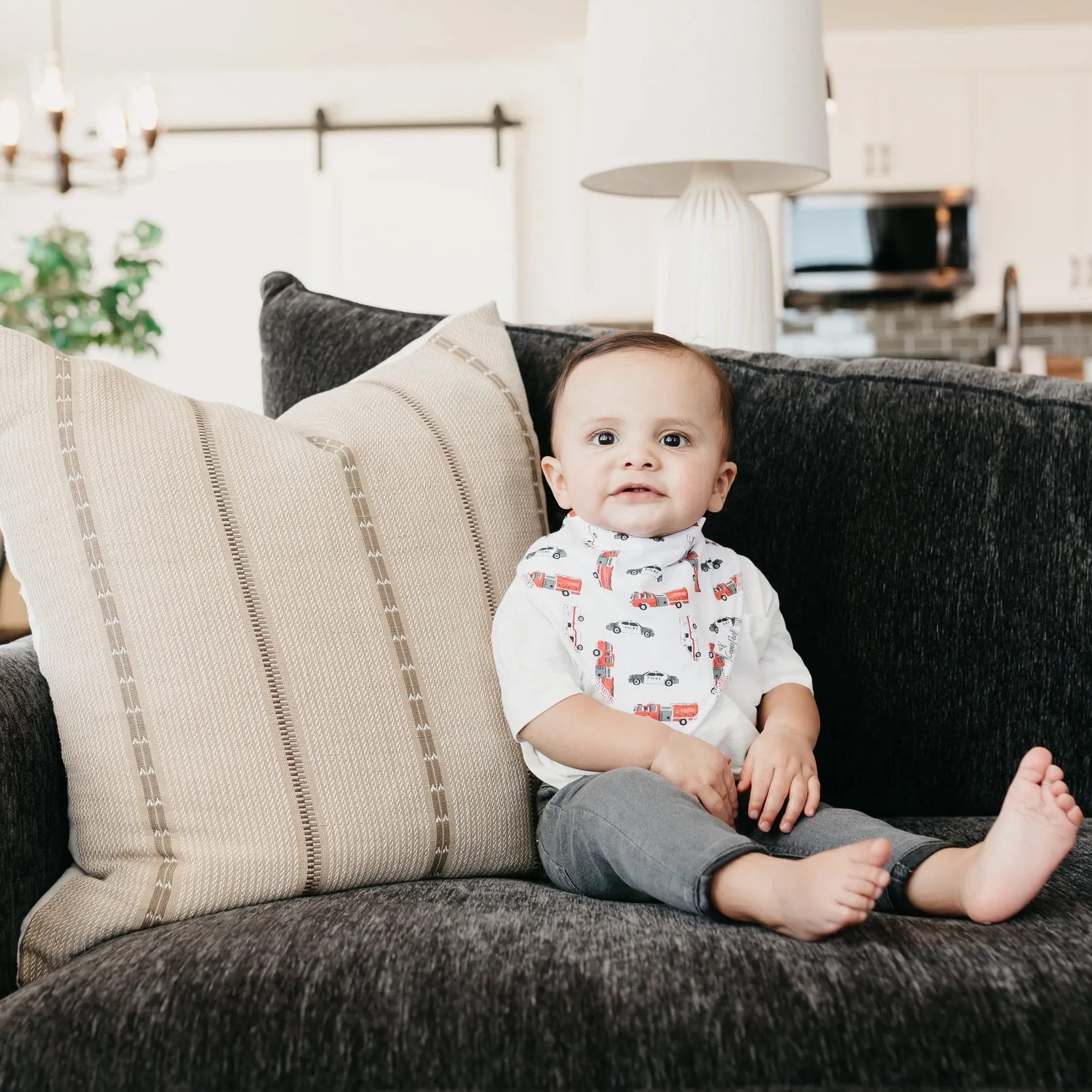 Copper Pearl Baby Bandana Bibs | Nash