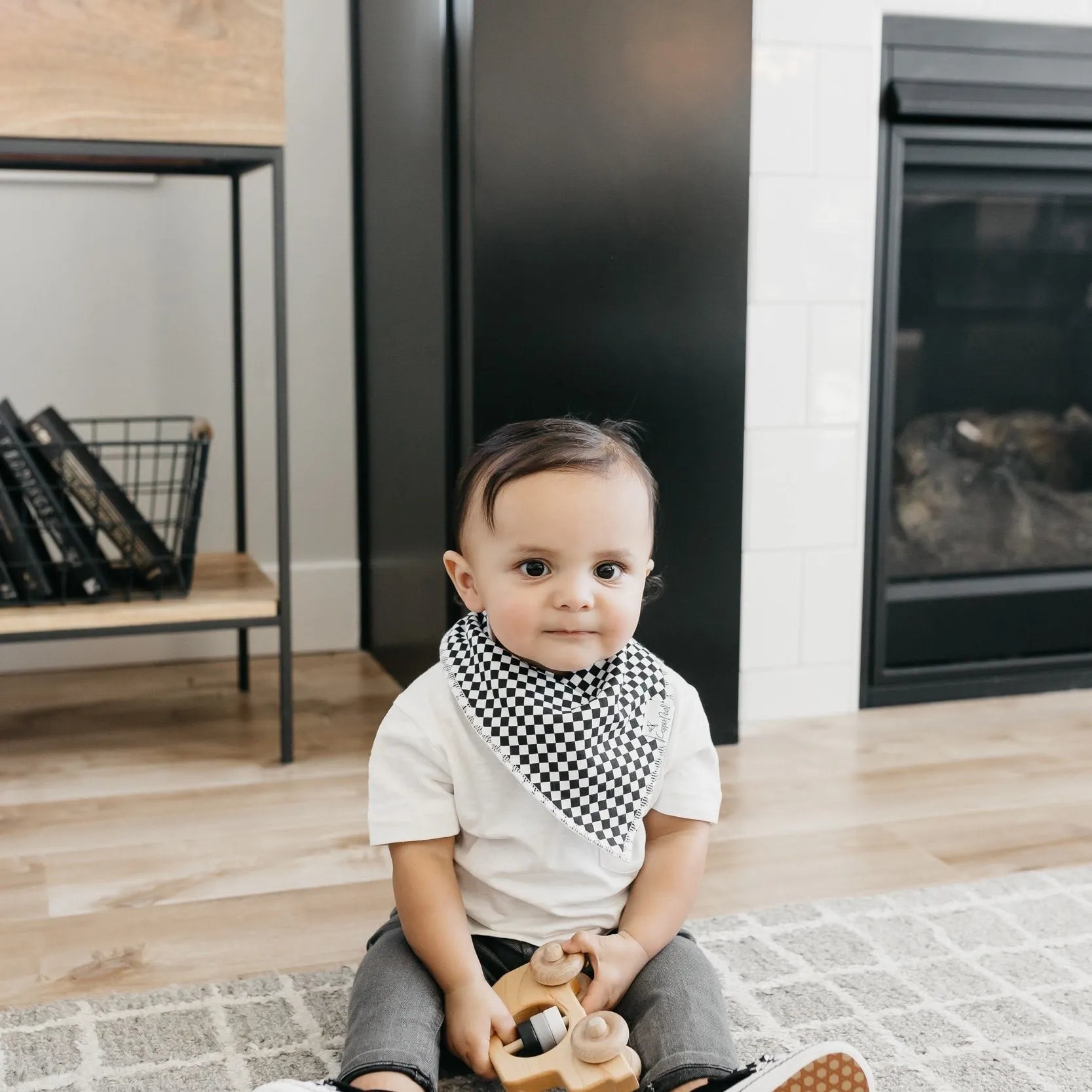 Copper Pearl Baby Bandana Bibs | Nash
