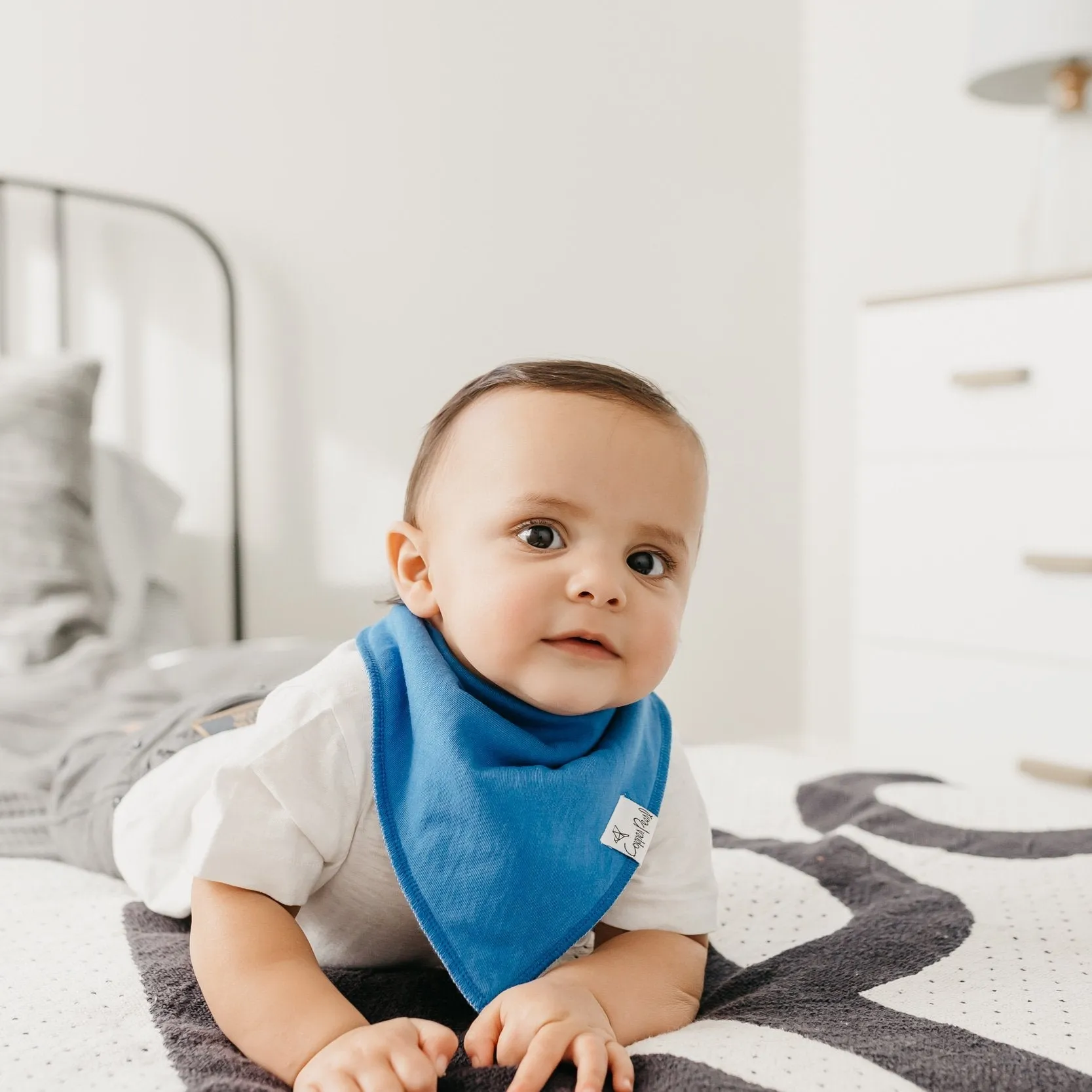 Copper Pearl Baby Bandana Bibs | Nash