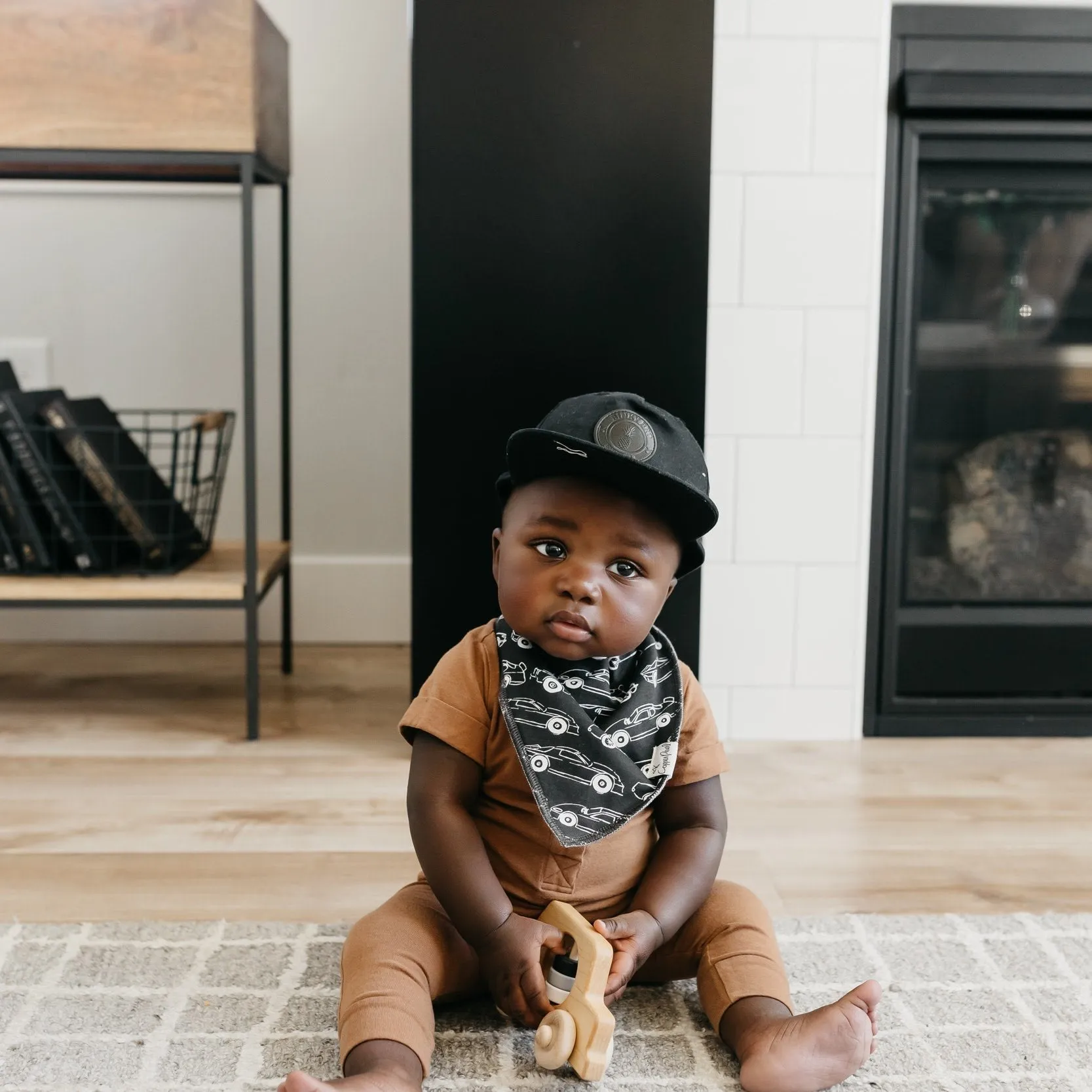 Copper Pearl Baby Bandana Bibs | Nash