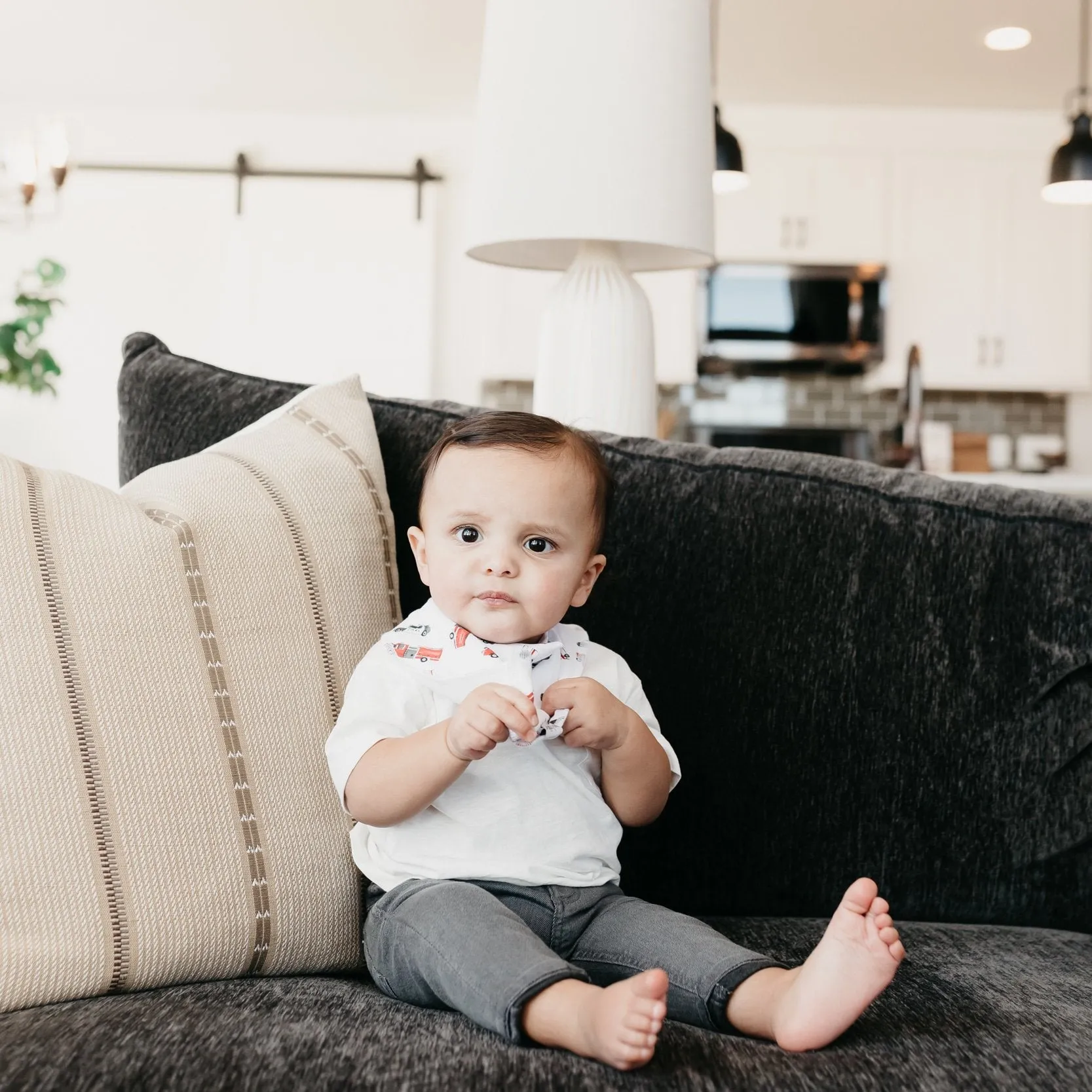 Copper Pearl Baby Bandana Bibs | Nash