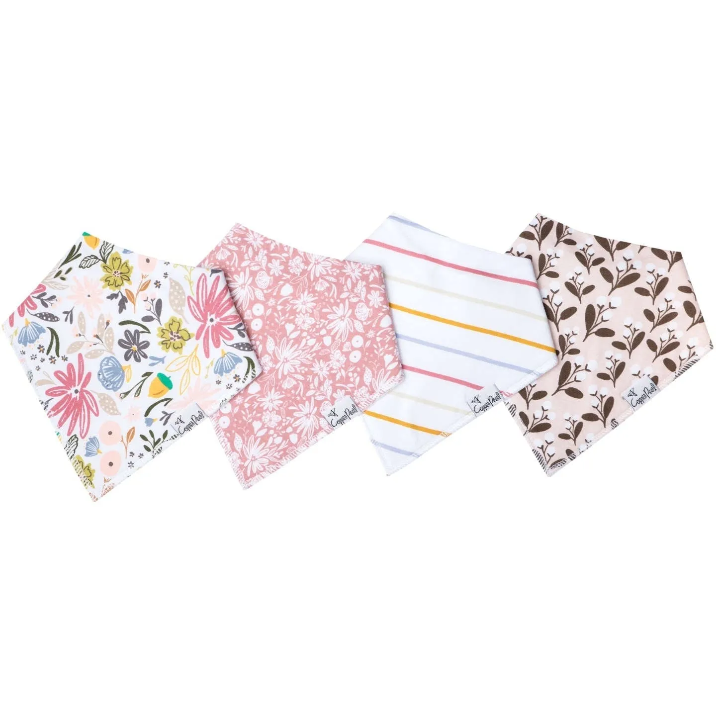 Copper Pearl Baby Bandana Bibs | Olive