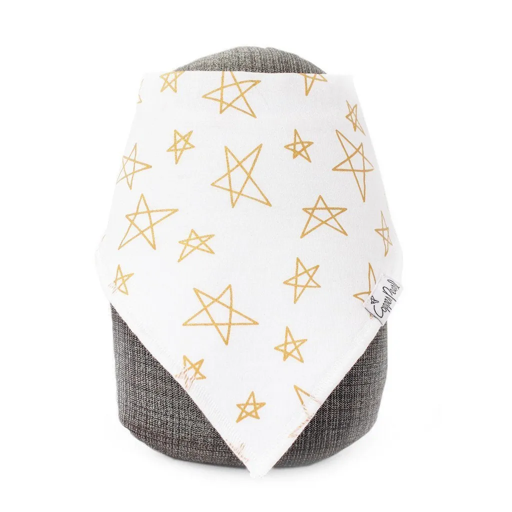 Copper Pearl Baby Bandana Bibs - Paris