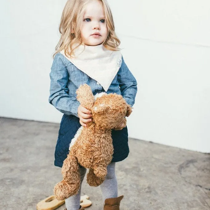 Copper Pearl Baby Bandana Bibs | Paris