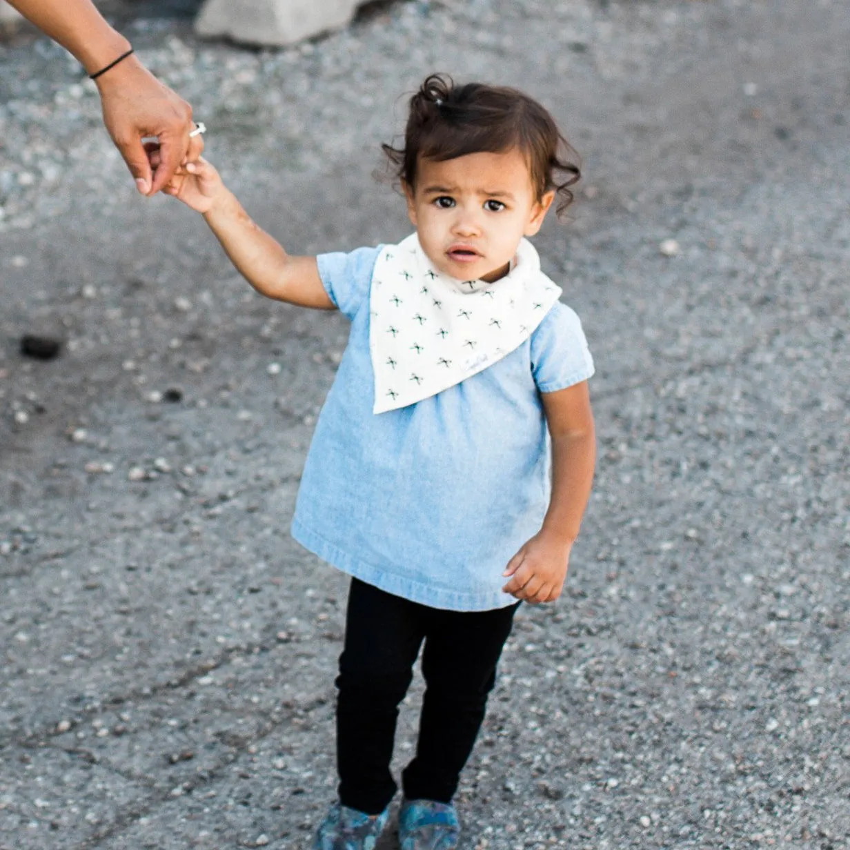 Copper Pearl Baby Bandana Bibs | Paris