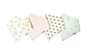 Copper Pearl Baby Bandana Bibs - Paris