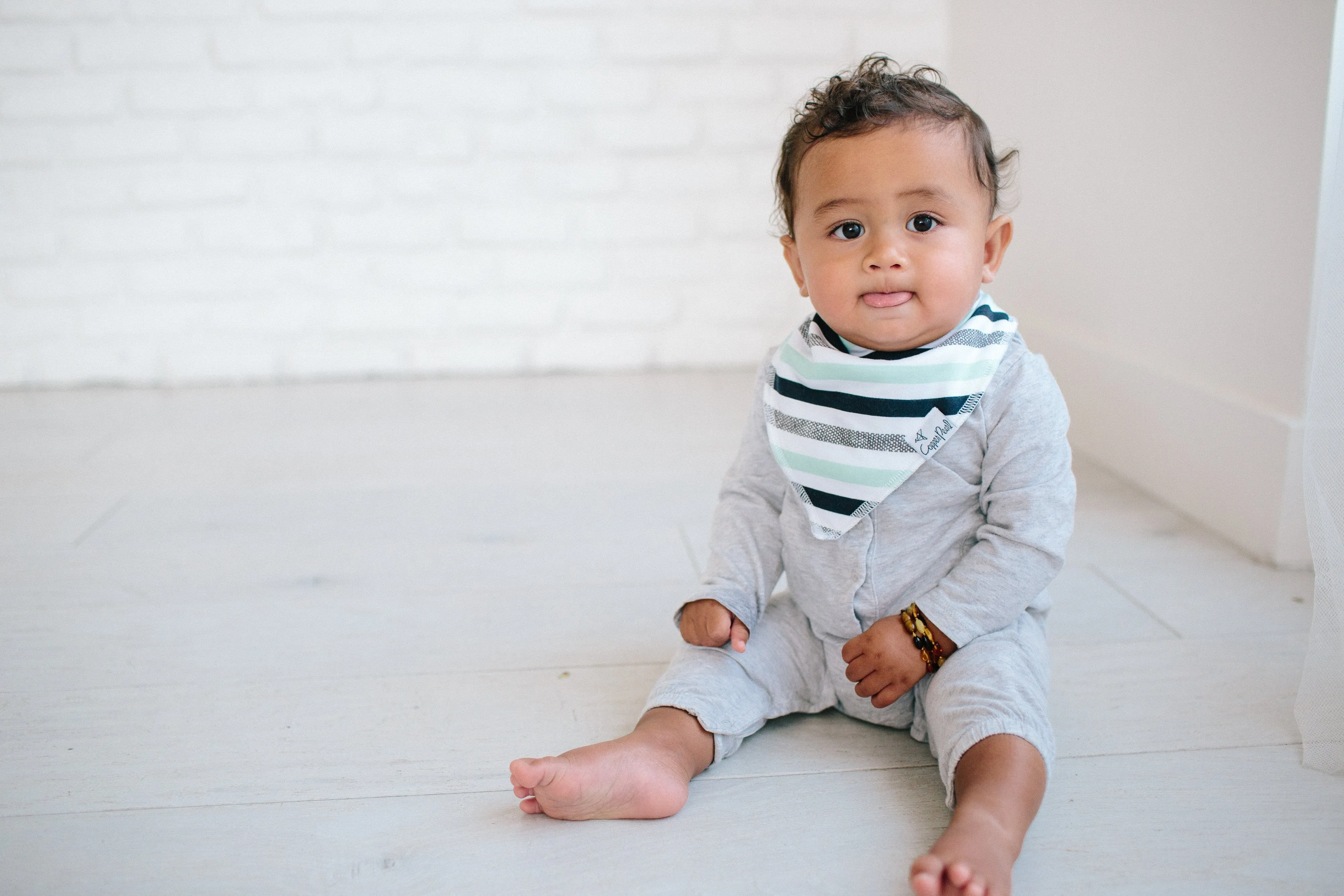 Copper Pearl Baby Bandana Bibs - Scout