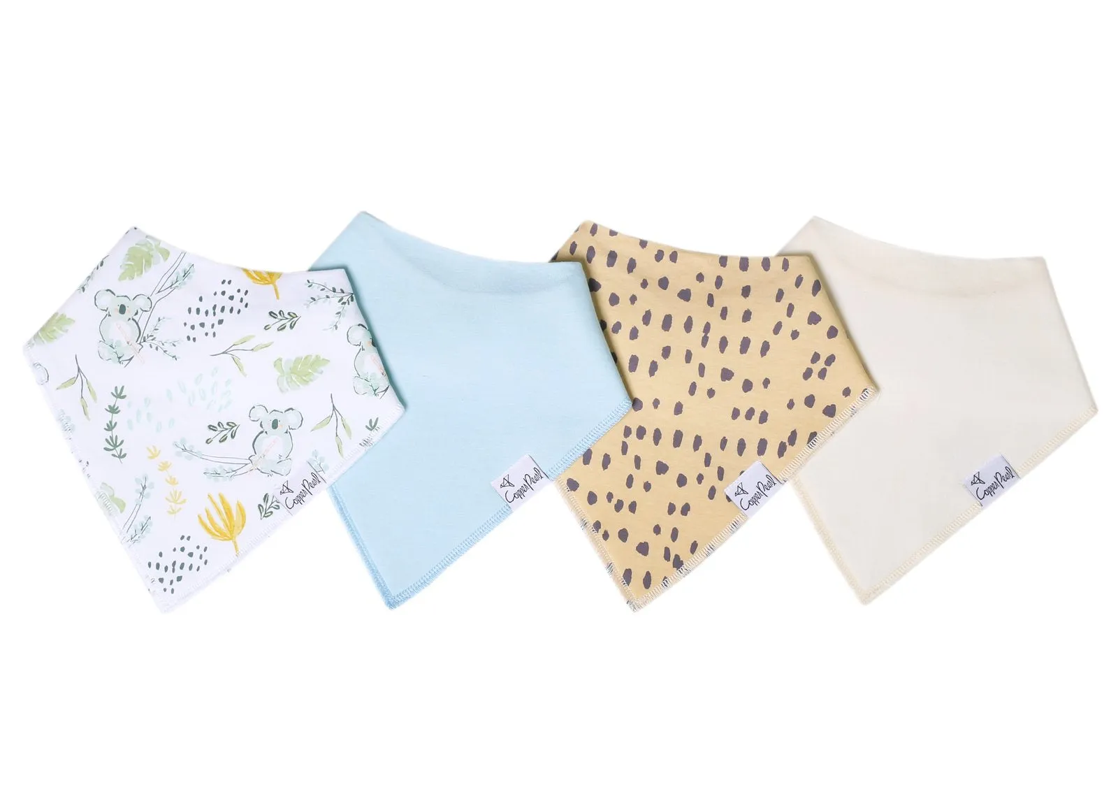 Copper Pearl - Bandana Bib (4 pack) - Aussie
