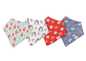 Copper Pearl - Bandana Bib (4 pack) - Liberty