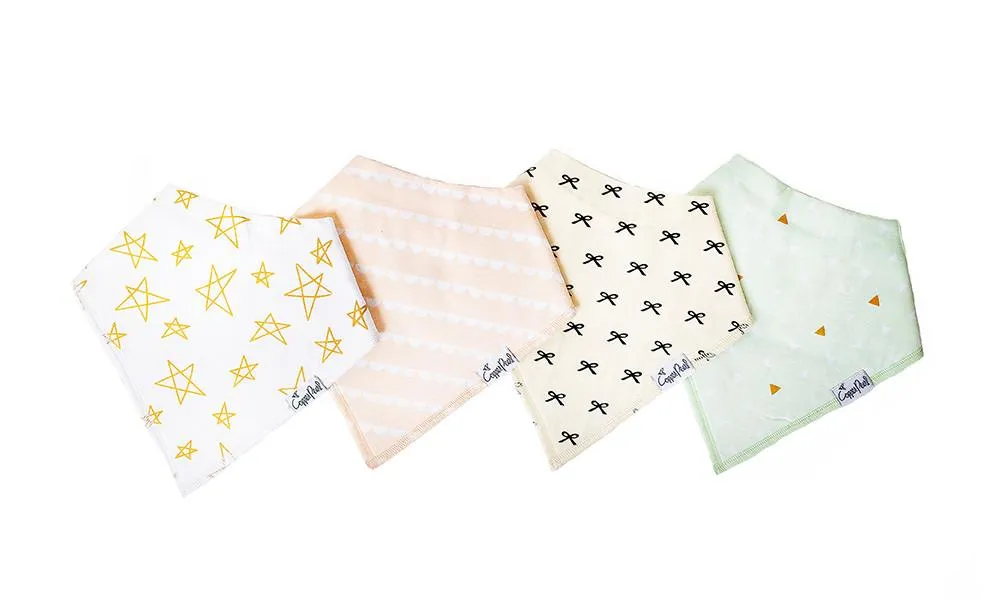 Copper Pearl - Bandana Bib (4 pack) - Paris