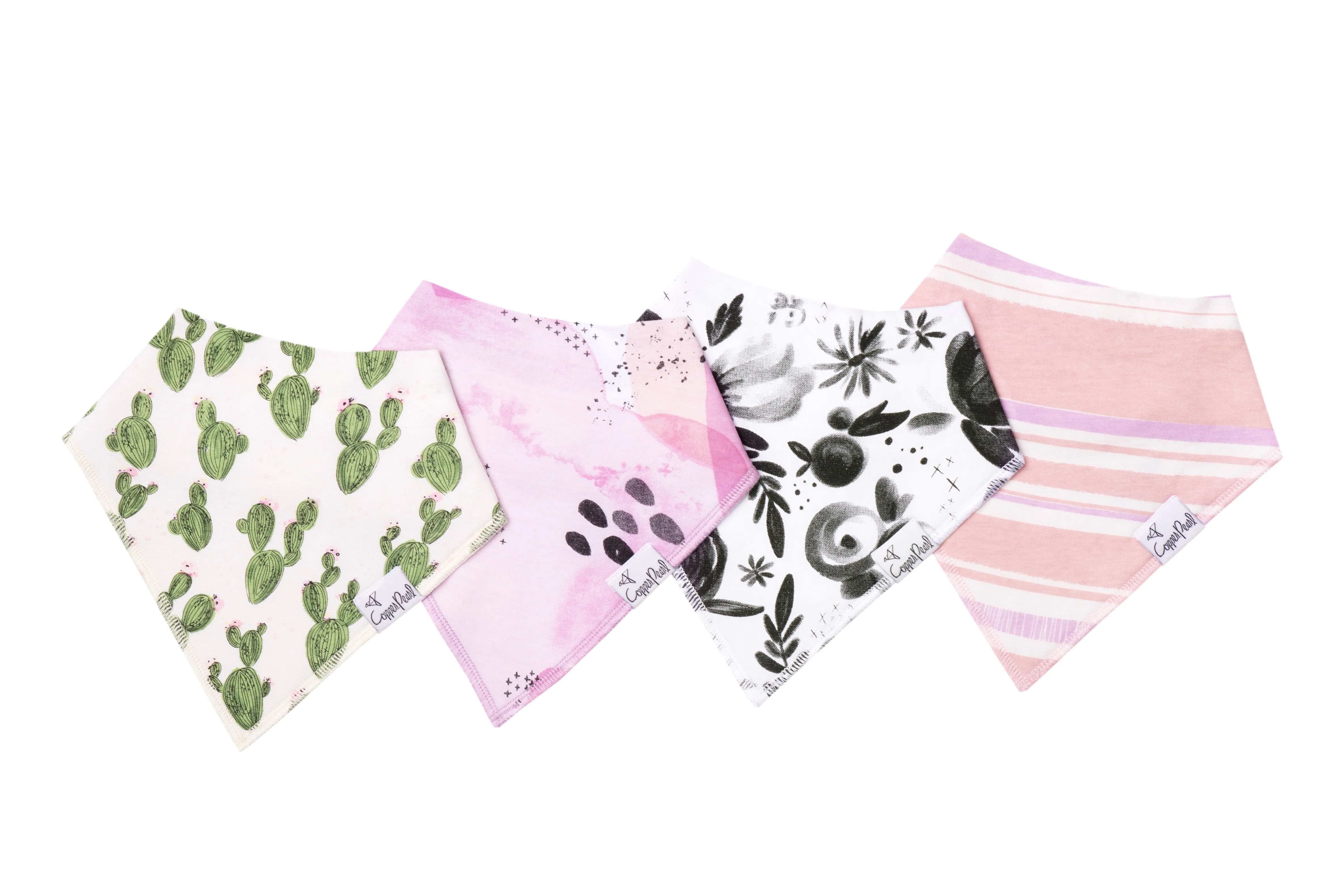 Copper Pearl - Bandana Bib (4 pack) - Sage