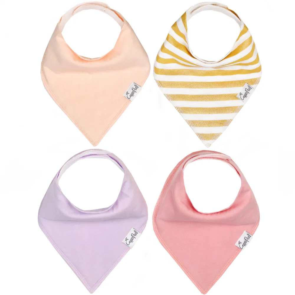 Copper Pearl - Bandana Bib (4 pack) - Sweetheart