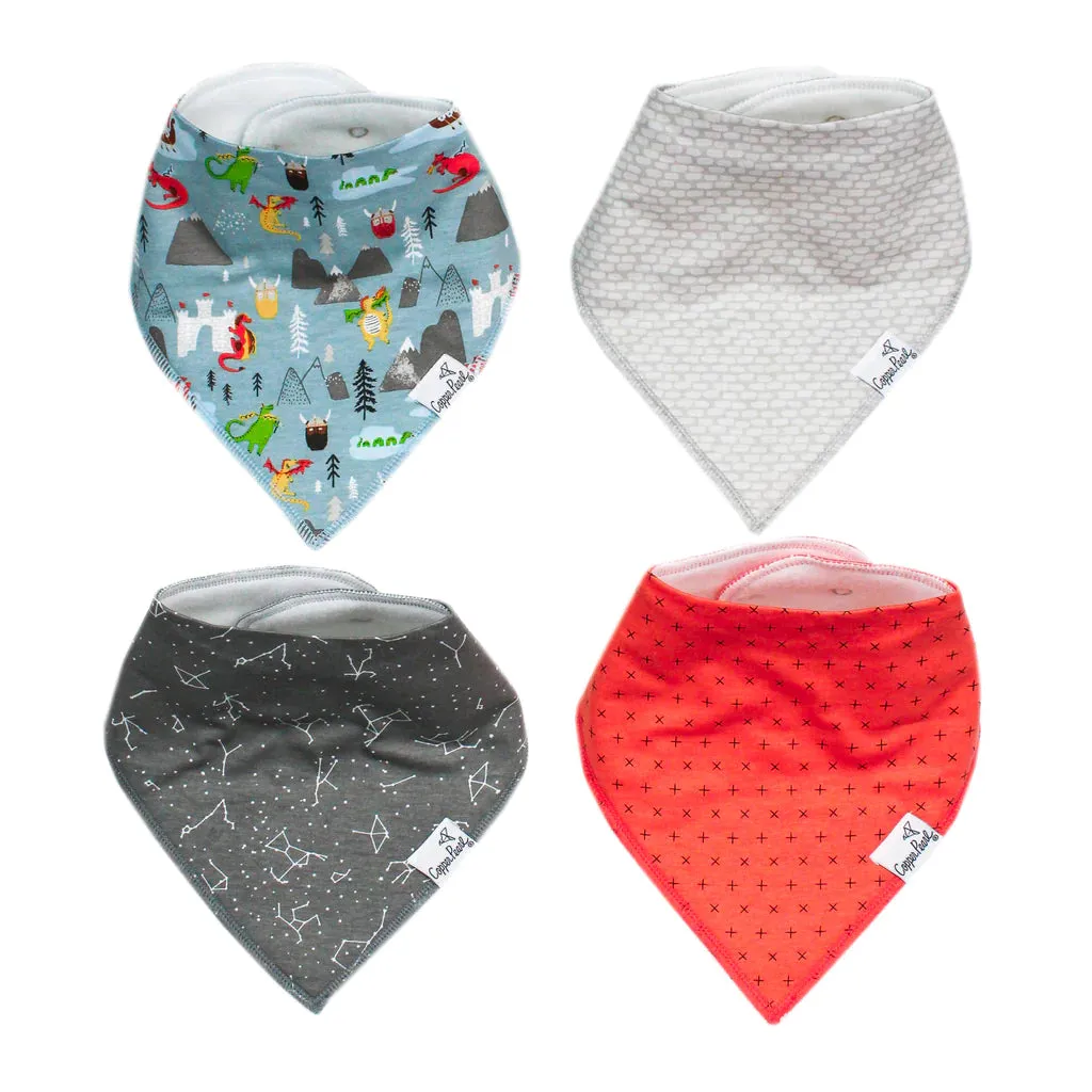 Copper Pearl - Bandana Bib (4 pack) - Viking