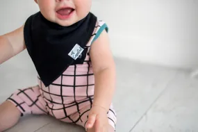Copper Pearl Bandana Bib / Black Basic